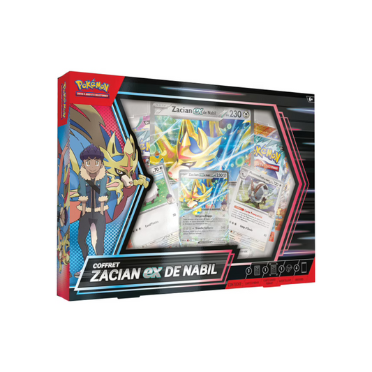 pokémon coffret zacian ex de Nabil