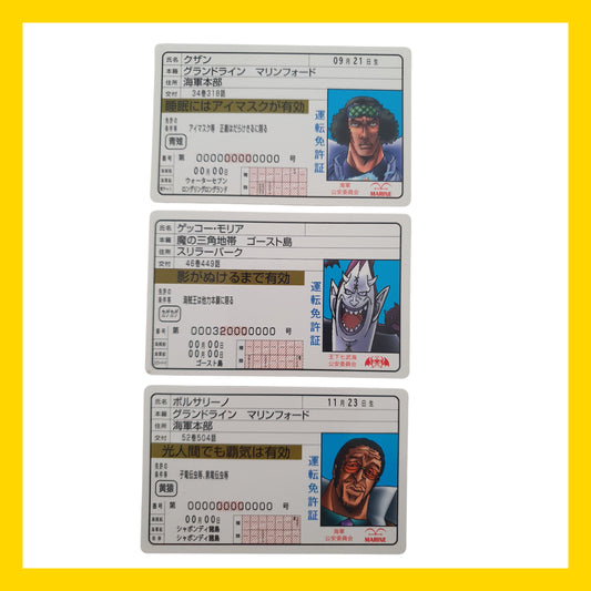 One Piece - Edition Driving licence
