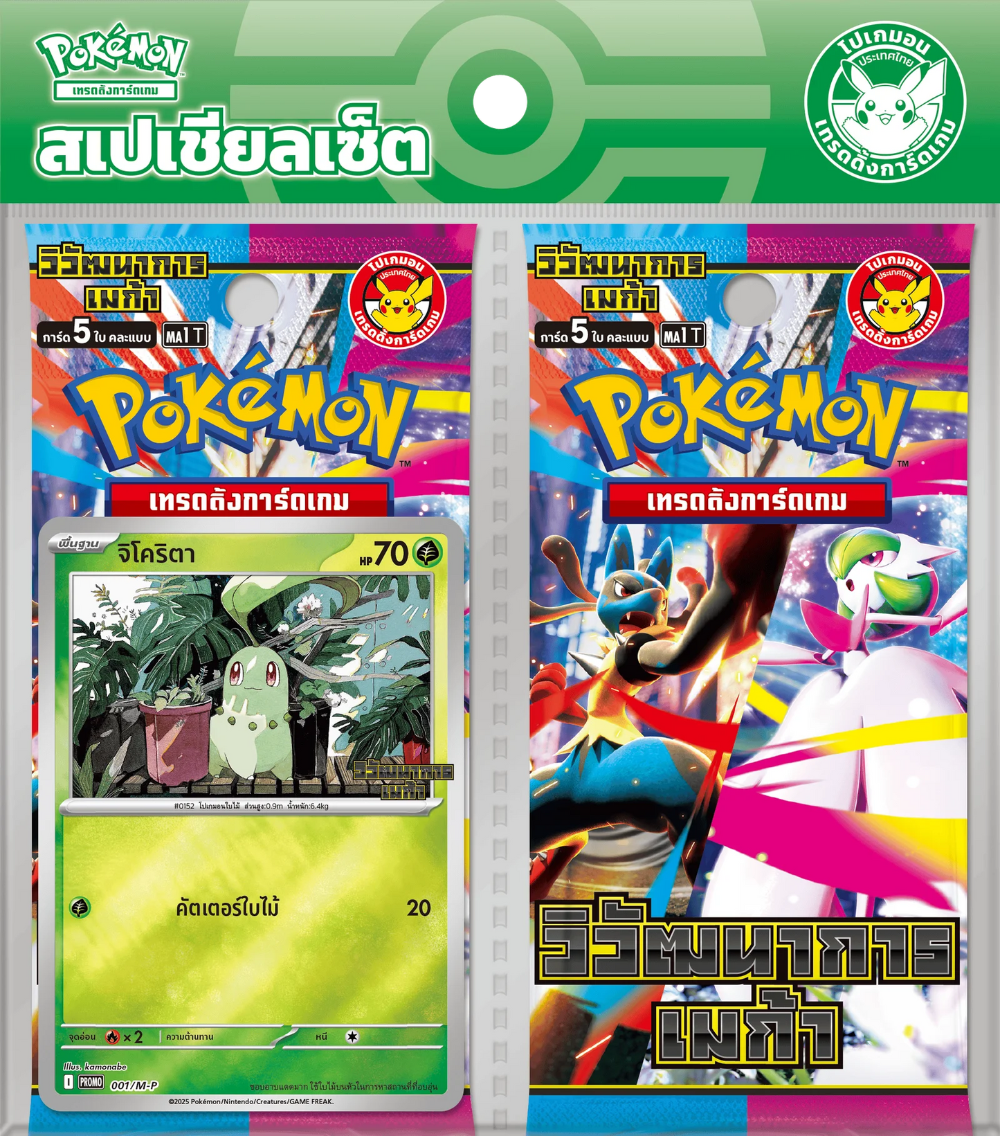 Pokémon "Thai" – Coffret Promo Spécial Mega evolution 7/11 (ME1T)