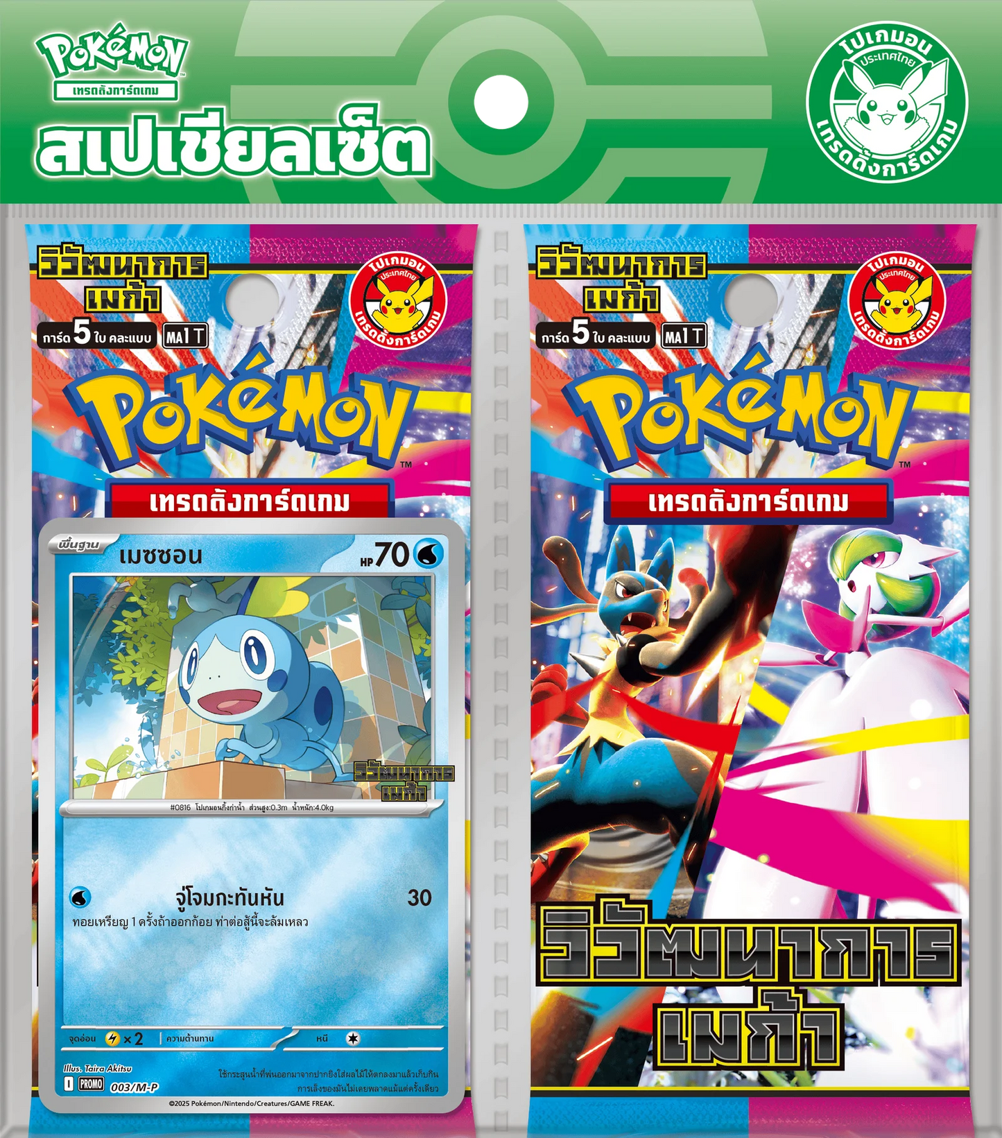 Pokémon "Thai" – Coffret Promo Spécial Mega evolution 7/11 (ME1T)