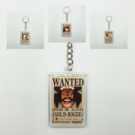 Porte-clés One Piece Wanted